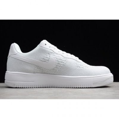 Nike Erkek Air Force 1 Flyknit 2.0 Beyaz / Platini Kaykay Ayakkabı Türkiye - SVSZ4BIY